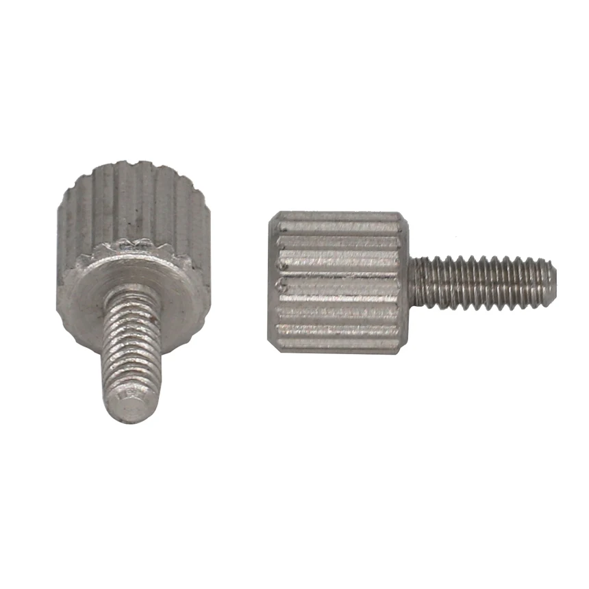 

M2 M2.5 M3 OD 5mm 6mm 8mm 10mm 12mm 16mm 20mm Length 304 Stainless Steel Fast Tighten Bolt Cylinder Flat Knurled Thumb Screw