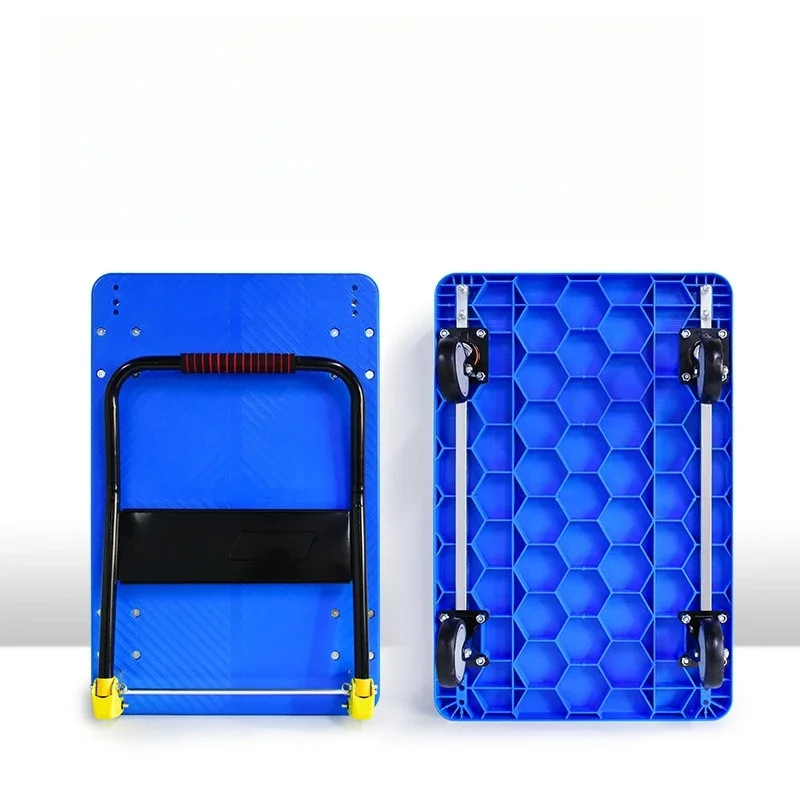 

Hand-pulled flatbed truck, folding household truck, thickened