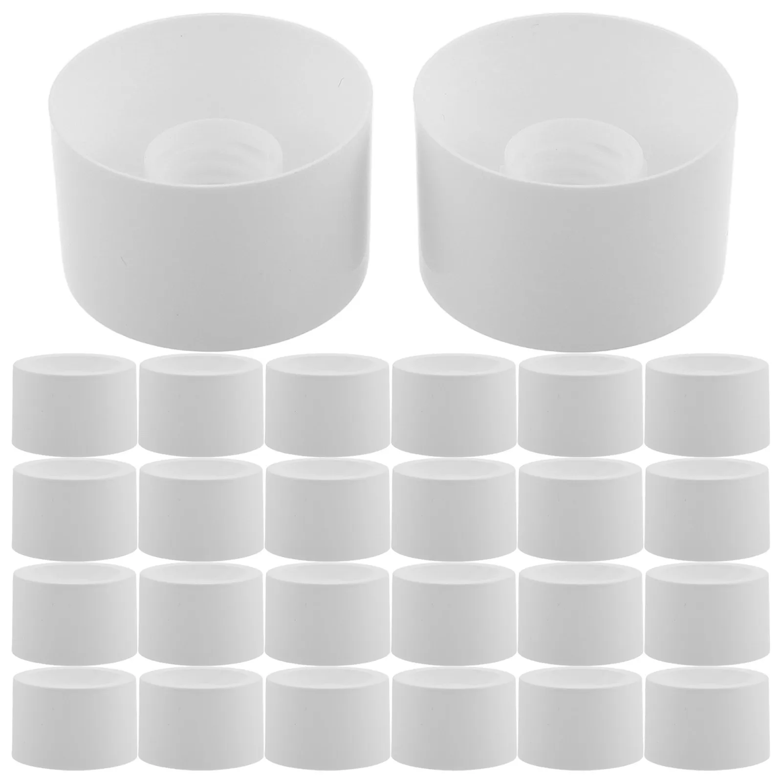 100Pcs Reusable Dispenser Cap for Toothpaste Face Wash Bottles Leak Proof Emptying Top Flip Lid Stylish Home Bathroom
