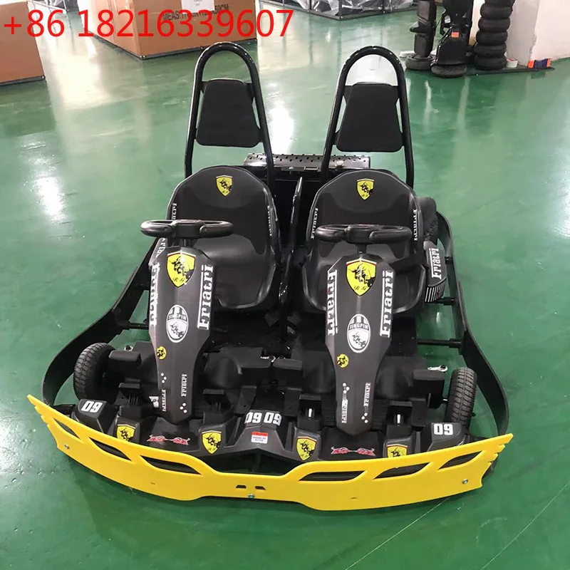 Kart eléctrico individual y doble de cuatro ruedas para niños y adultos, coche competitivo para alquiler de lugares todoterreno en la playa