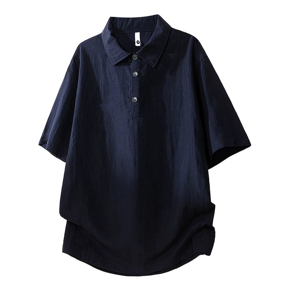 Solid Color Polo Shirt Men Summer Short Sleeve Polo Shirts 8XL Male Polo Shirts Big Size