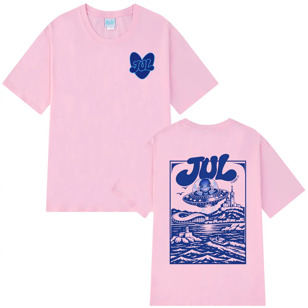 Rapper Jul Graphic T Shirt Men's Women Clothing Fashion Hip Hop T-shirt Casual Cotton Short Sleeve Oversized T-shirts Streetwear image 2
