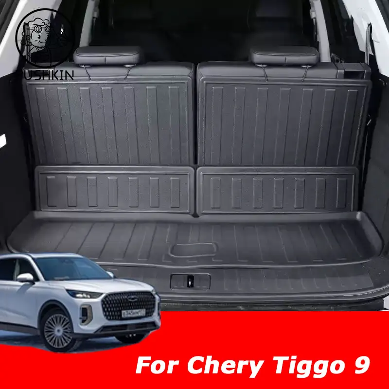 

For Tiggo 9 Tiggo 8L 2025 2026 Accessories Car TPE Trunk Mats Cargo Liner Anti-dirty Protection Cover Pads Accessories