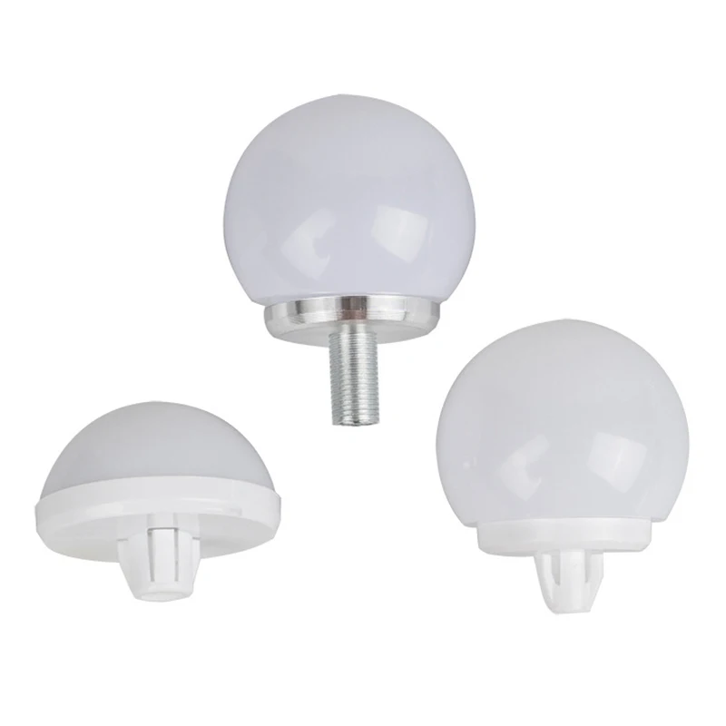 5Pcs LED Plastic Half-Bulb Bulb Makeup Mirror Bulb Plastic/Aluminum Base Shell Home Ceiling Restaurant Light Mirror Front Light
