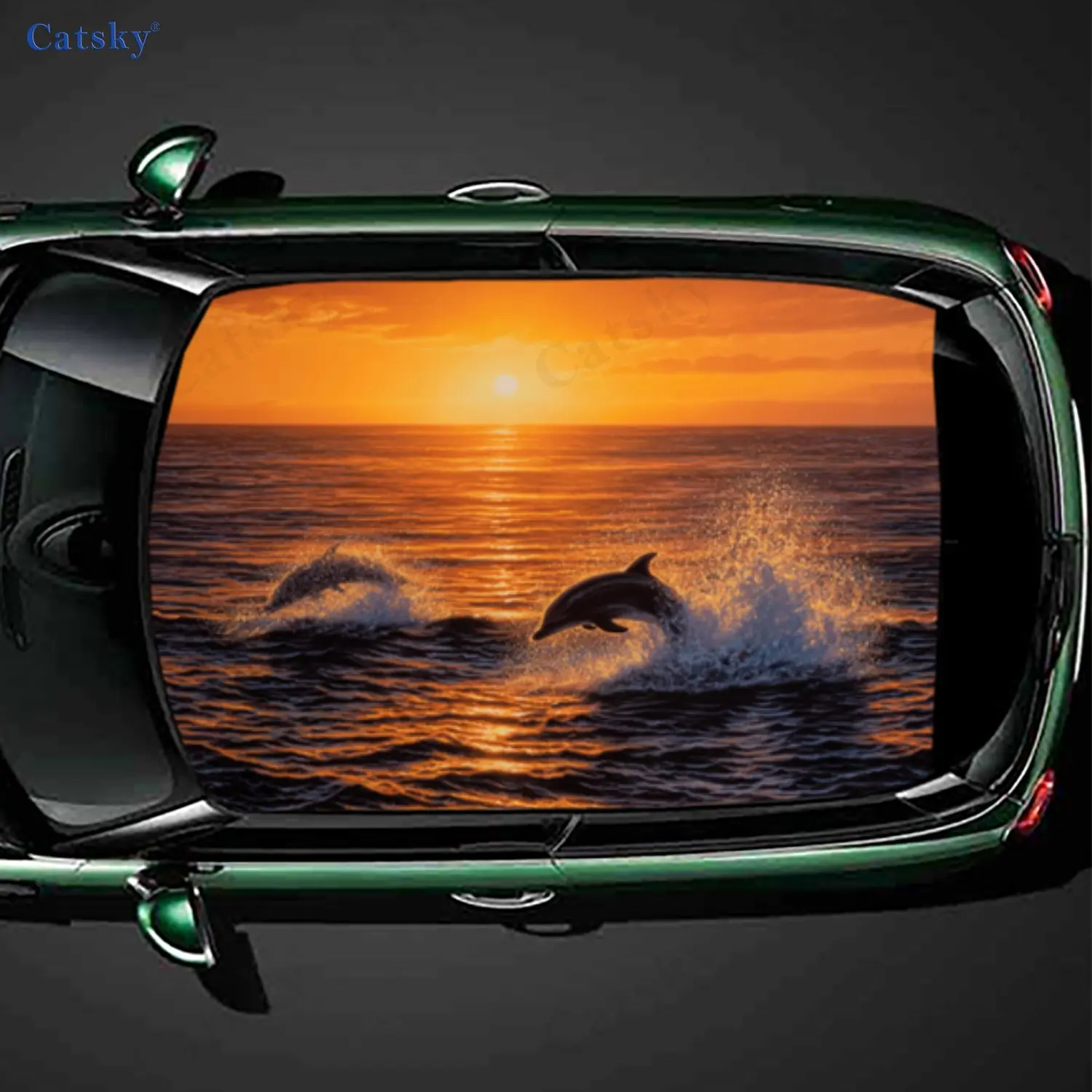 

Дельфин наклейка на крышу автомобиля обертка гоночный внедорожник авто аксессуары упаковка ПВХ капот автомобиля графическая наклейка украшение подарок