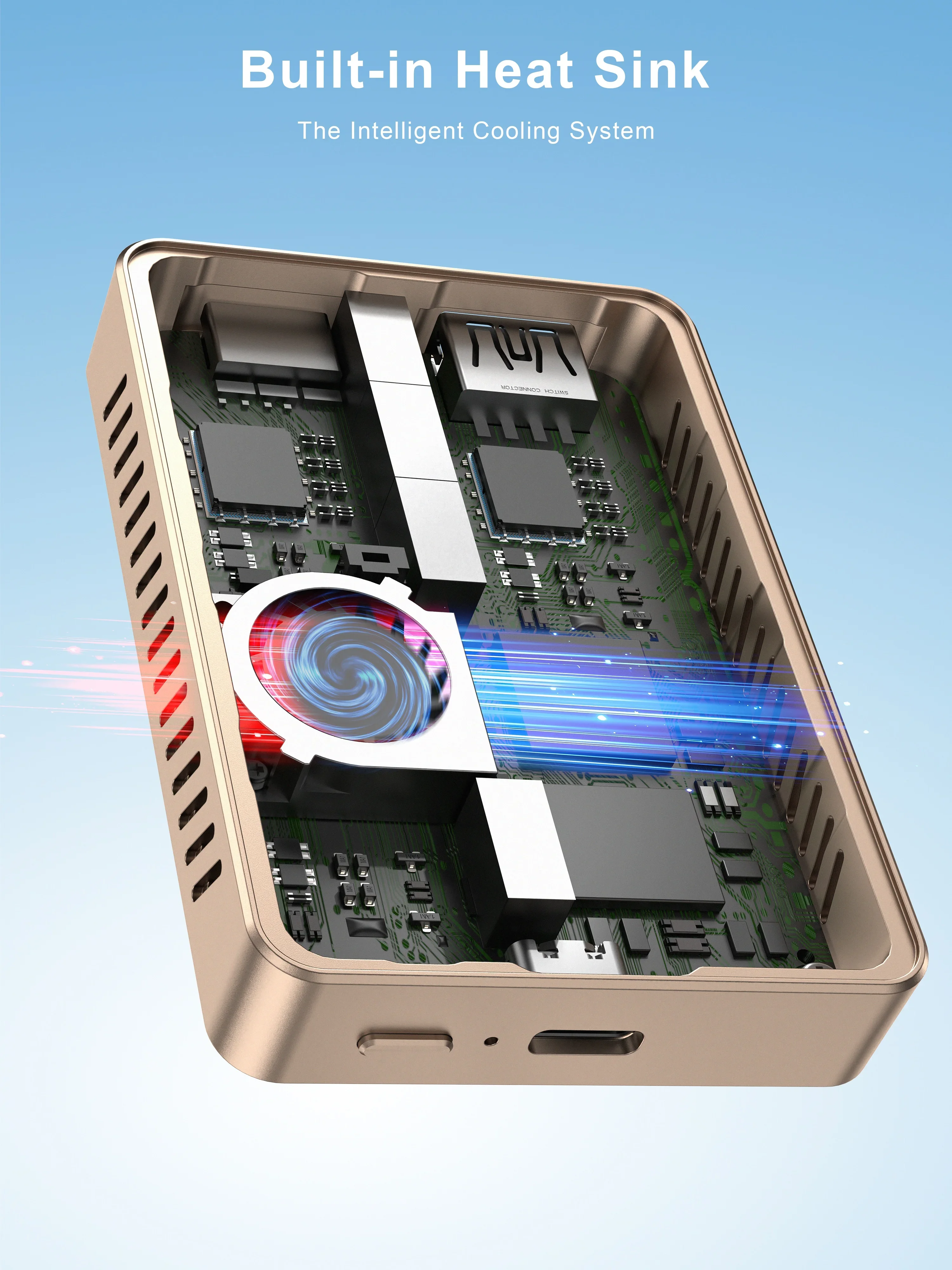 2026 CarPlay AI Box Android 12.0 Android Auto Беспроводной адаптер CarPlay 2,4 + 5GGPS 8G 64G FOTA Обновление Встроенный вентилятор с HDMI