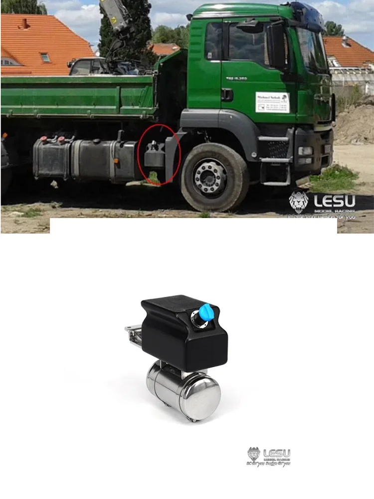 Réservoir d'urée RC 1/14, modèle mis à jour, accessoires de tracteur de camion pour Scania 770s, pièces de bricolage