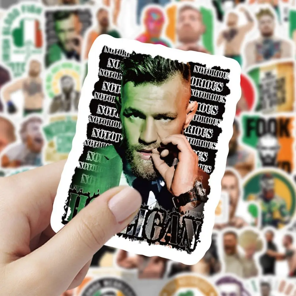 60Pcs/Set UFC Boxing Champion Conor McGregor Graffiti Stickers Phone Case Computer DIY Decorative Waterproof Adhesive Sticker