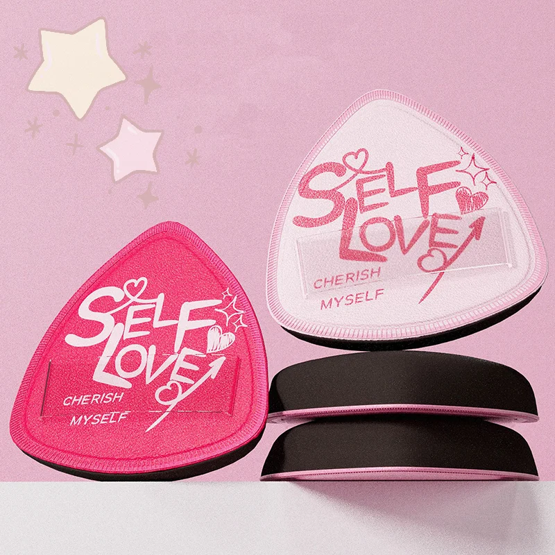 1/2 قطع مسحوق نفخة الوجه ماكياج الإسفنج لينة مثلث مسحوق نفث فضفاض مسحوق الجسم مسحوق التجميل الأساس الإسفنج حزمة #2