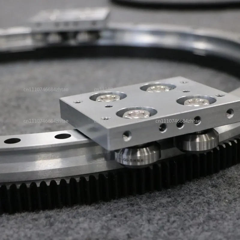 High Precision Circular Toothed Ring Guide Rail 800mm Diameter V-Type Rack Conveyor System