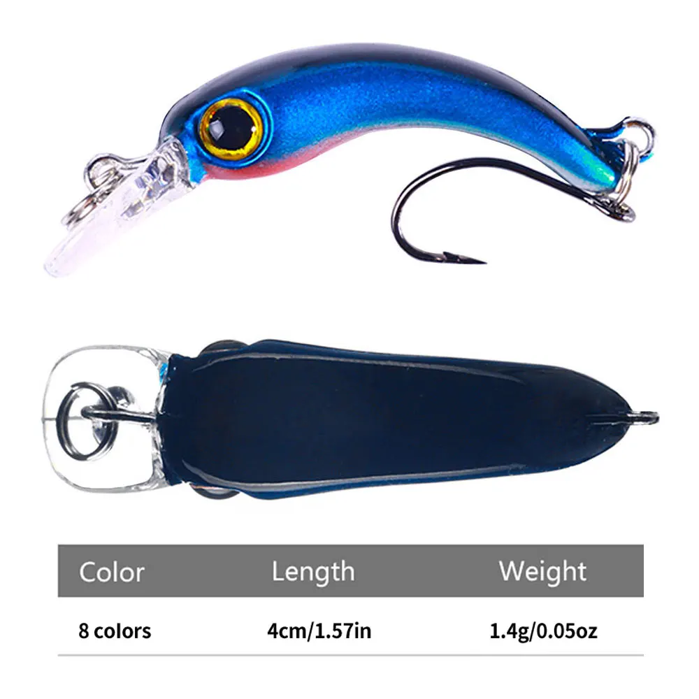 Minnow Flotante 4cm – Crankbait para Trucha, Blackbass y Lucio - imagen 3