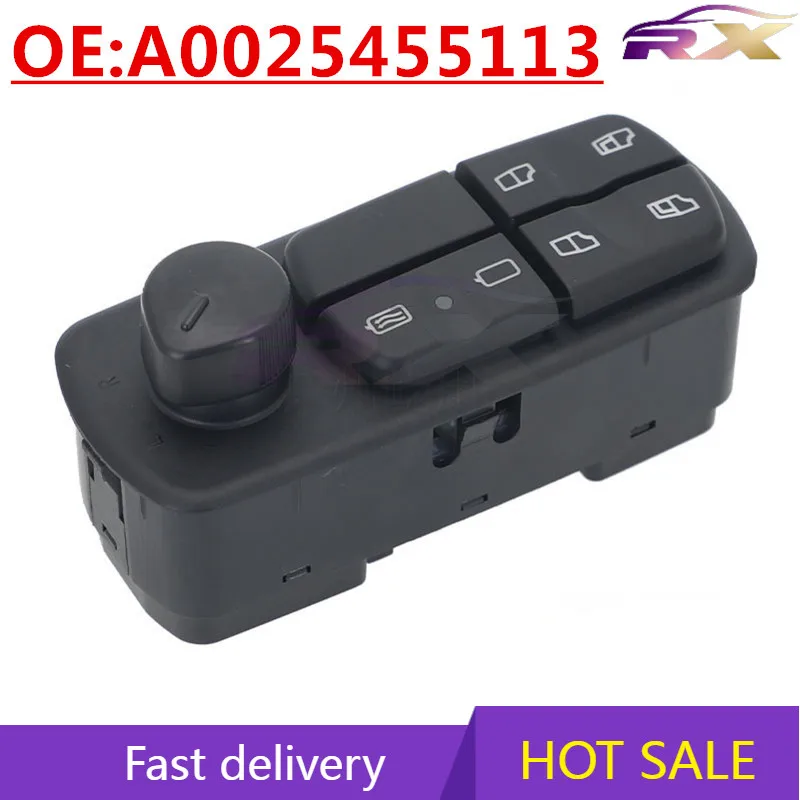 

OEM:A0025455113 Suitable for Mercedes-Benz Truck Accessories Auto Parts Windows Control Switch Glass Lifter Switch