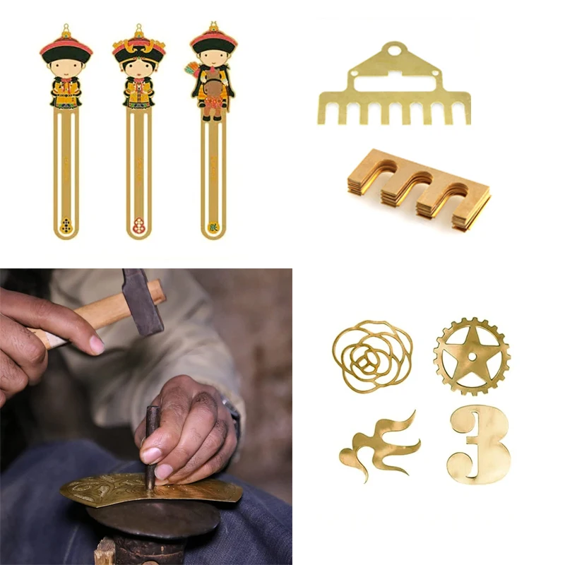 Imagem -06 - Latão Cnc Mold Frame Model Faça Você Mesmo Control Brass Pad Espessura 0.16 mm x 100 mm x 100 mm 1pc