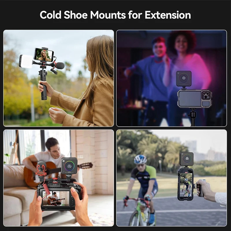 SmallRig P108 RGB Video Light Portable LED Camera Lamp 360° Full Color Photography Lighting for YouTube Vlogging -4055