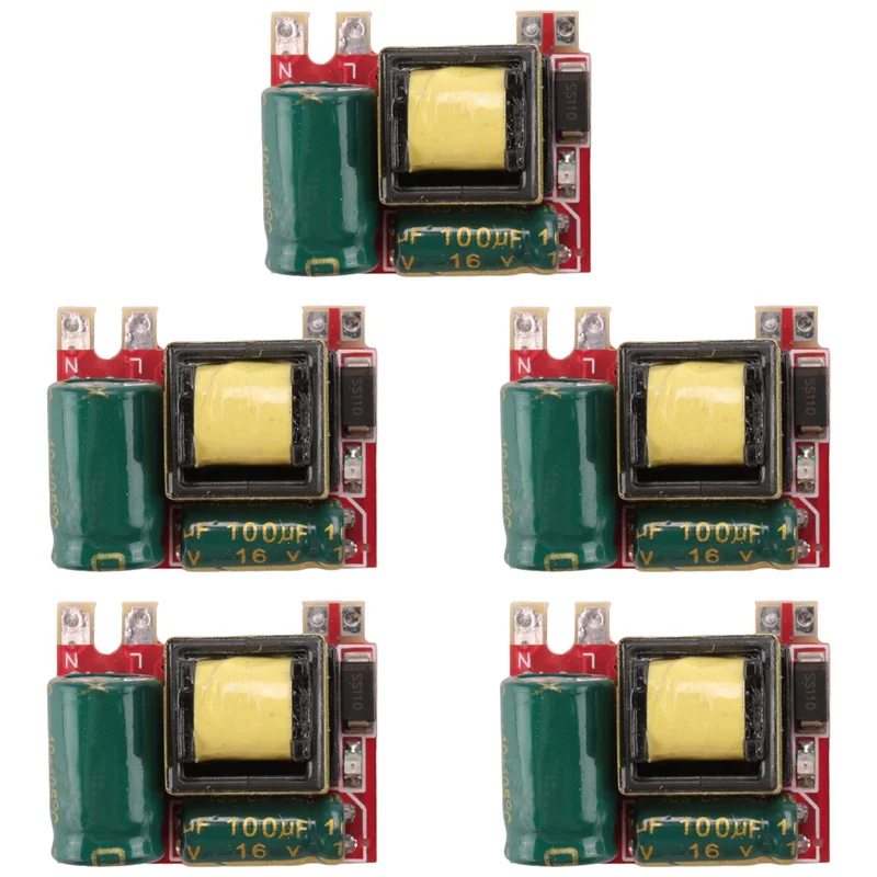 【PUBLICITY】5 قطعة 300MA وحدة تحويل الطاقة المعزولة AC-DC وحدة تنحى 220 فولت 110 فولت #1