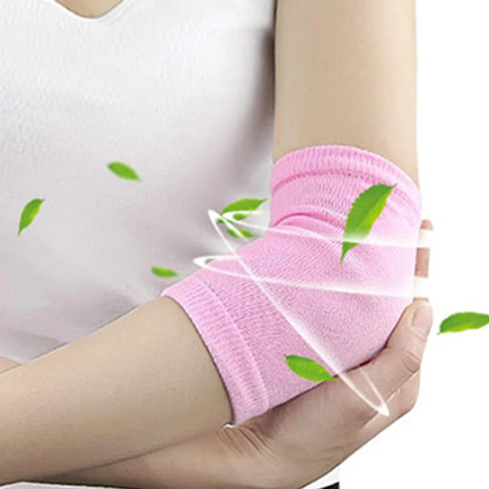 

1 пара увлажняющих налокотников, гелевые налокотники, защита от трещин, защита от влаги, мягкие эластичные накладки для сухой кожи, увлажняющие рукава