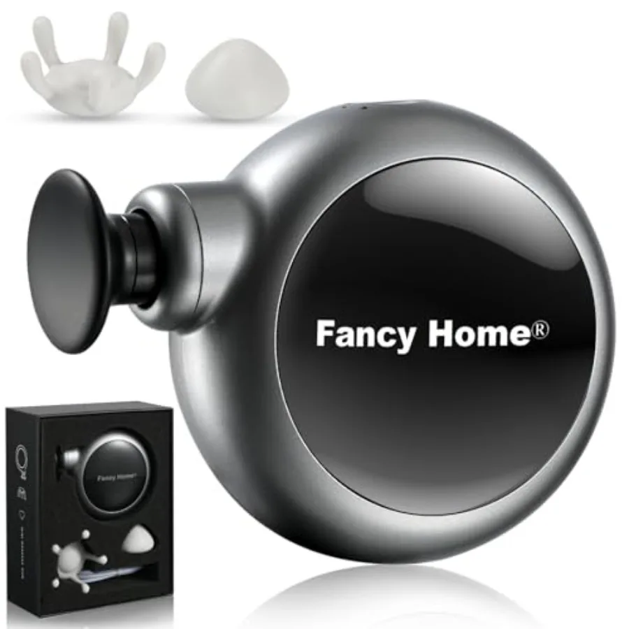 

Fancy Home Mini Massage Gun - Small Titan Palm-Sized Deep Tissue Massager for Circulation Cordless 3200 RPM Ultra Quiet Travel-