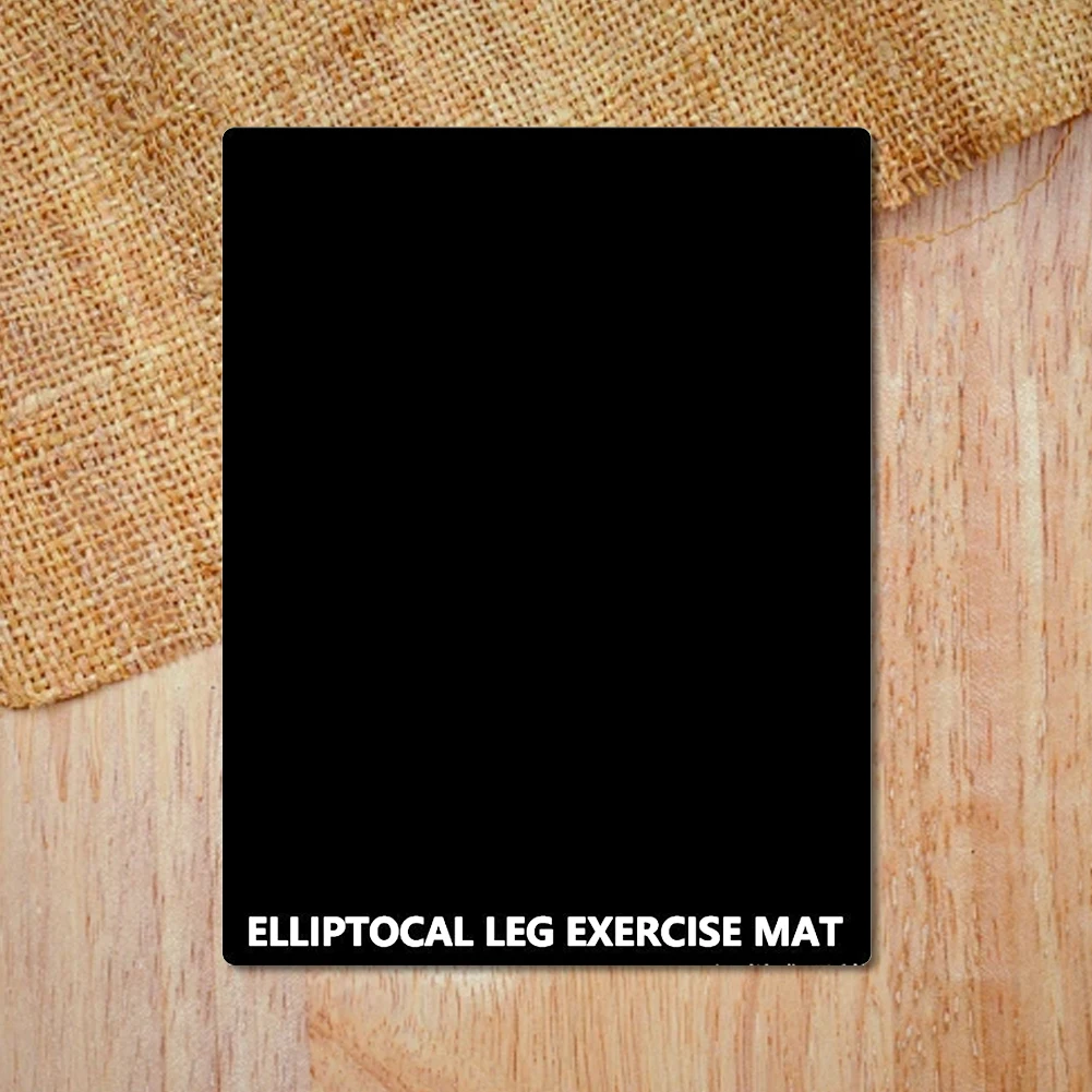 Ellipse Leg Exerciser Machine Mat Under Desk Elliptical Mat Soft Protects The Floor Enhance Stability for Exercise Equipment