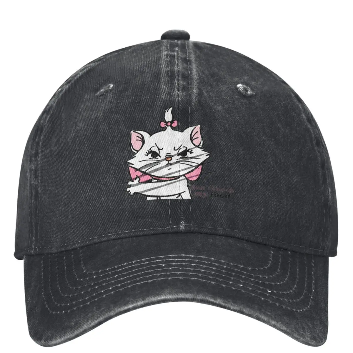 Dont Touch My Food Marie Aristocats Baseball Cap Hiking Fishing y2k Retro Trucker Hat Men Women Fashion Sun-Proof Baseball Caps