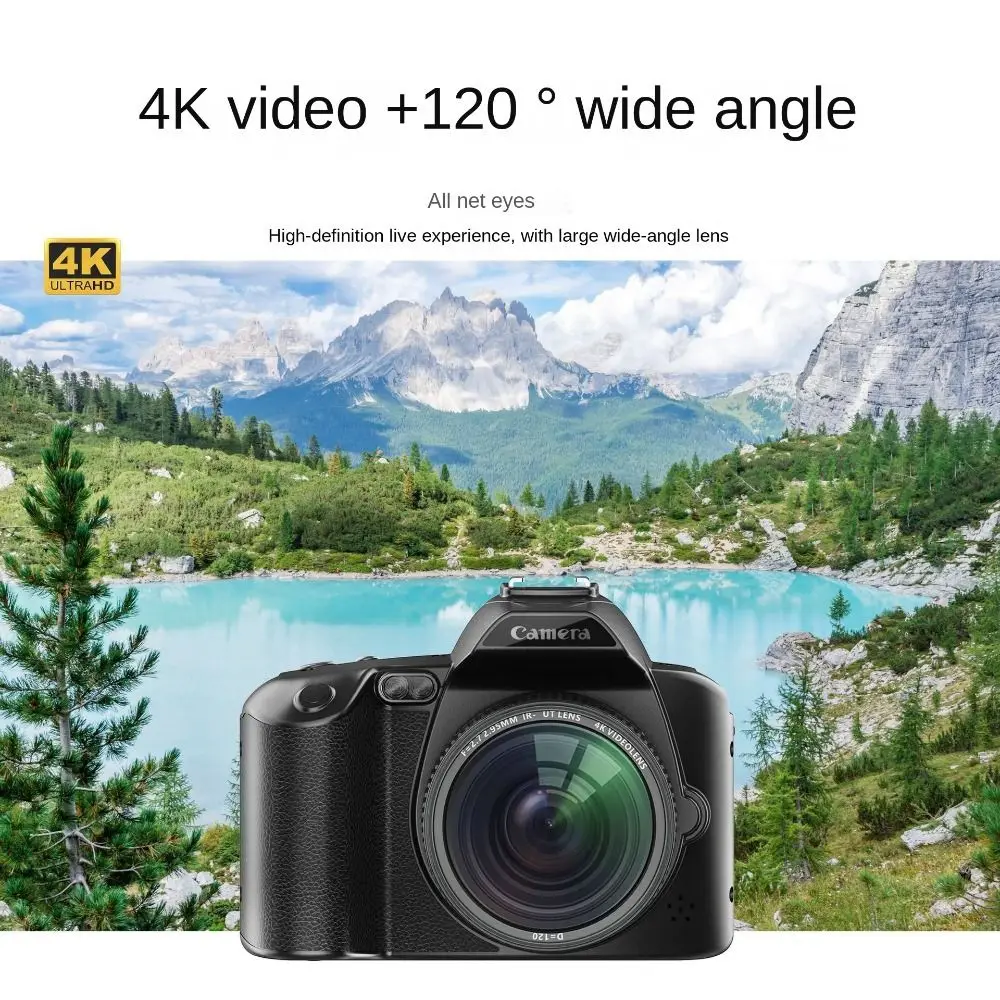 

D5 DSLR Cam Video Voice 4K 64 Million Pixels Photographic Camera Anti-shake Dual Camera Digital Camera Record Life