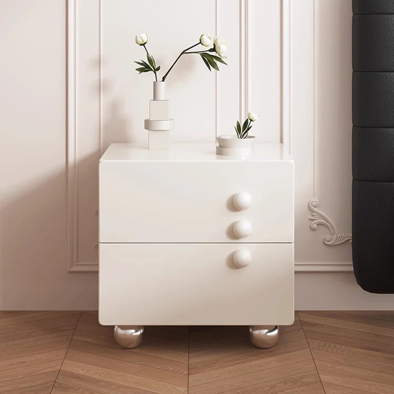 

Small Space Modern Nightstands Storage Minimalist Simple Design Bedside Table Nordic Drawers Table De Chevet Bedroom Furniture