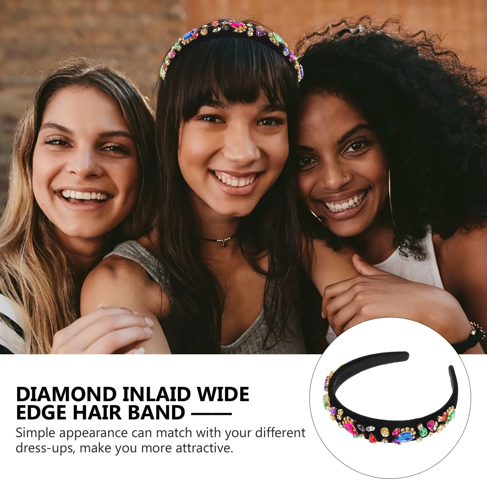 

Элегантная широкая повязка для волос с жемчугом, украшение для вечеринок, повседневных встреч, модный аксессуар для волос