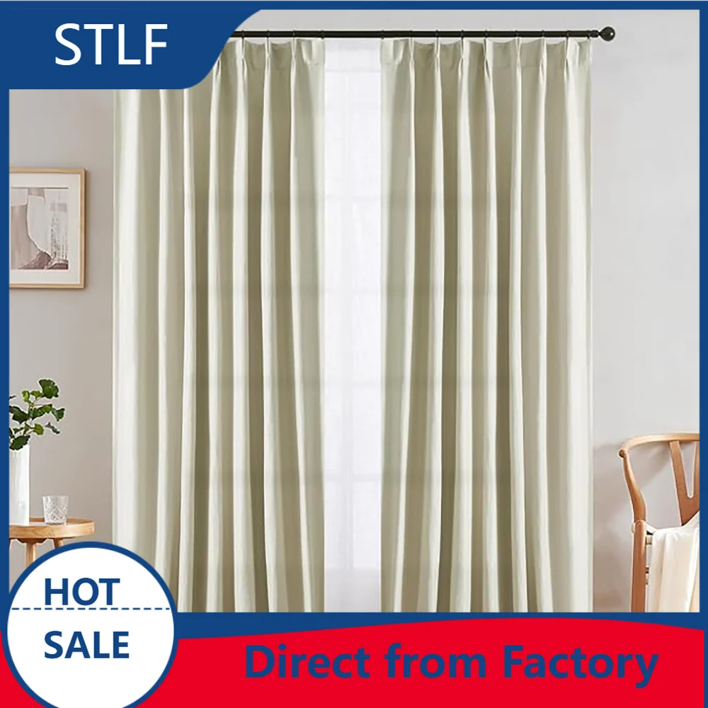 Blackout Window Curtains with Thermal Insulation and Noise Reduction for Home Living Room Bedroom Hotel for Windows1㎡