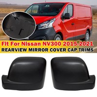 For Nissan NV300 Renault Trafic Vauxhall Opel Vivaro 1x Car Replacement Rearview Side Mirror Cover Wing Cap Exterior Case Trim