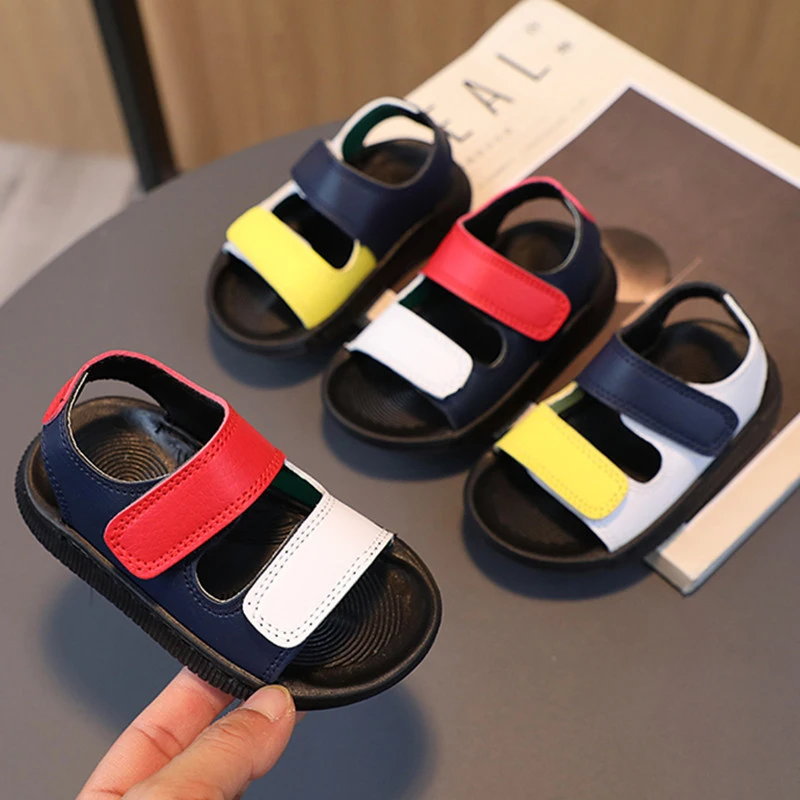 

Children Girls Boys Summer Shoes Lightweight Breathable Sport Sandals Kids Comfortable Casual Shoes Non-slip Soft Beach Sandals