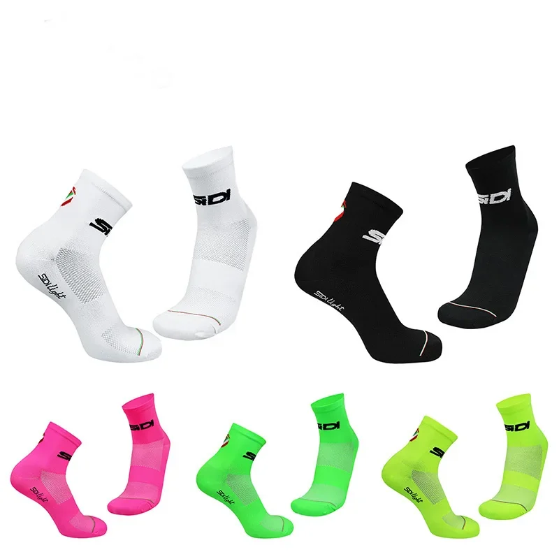 

Outdoor Bike Breathable Sports Racing Socks Men Women and Pro Road Cycling Socks calcetines ciclismo hombre