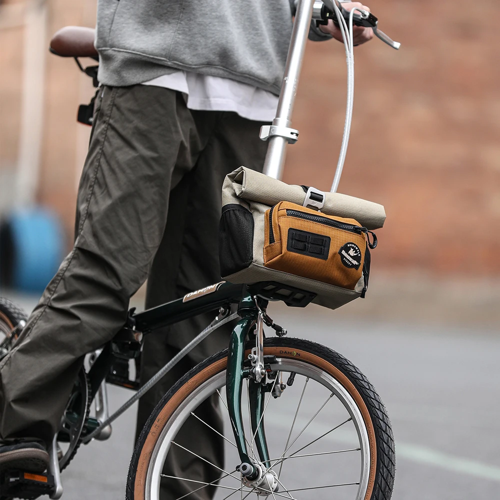 Rhinowalk 4L Bike Handlebar Bag for Folding Bikes
