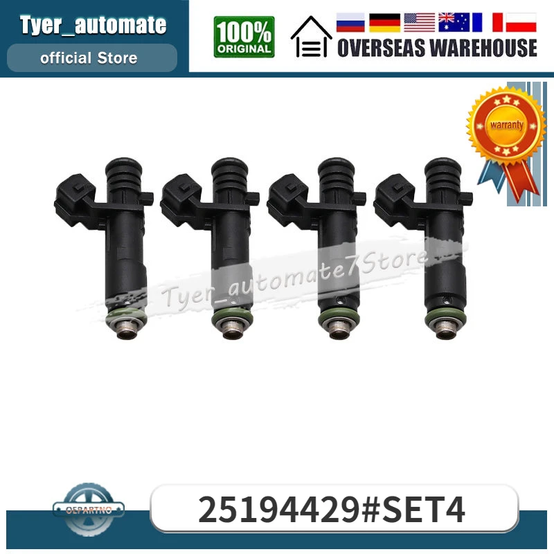 For Chevrolet Spark 2011-2015 1.2L L4 Fuel Injector Nozzle 25194429