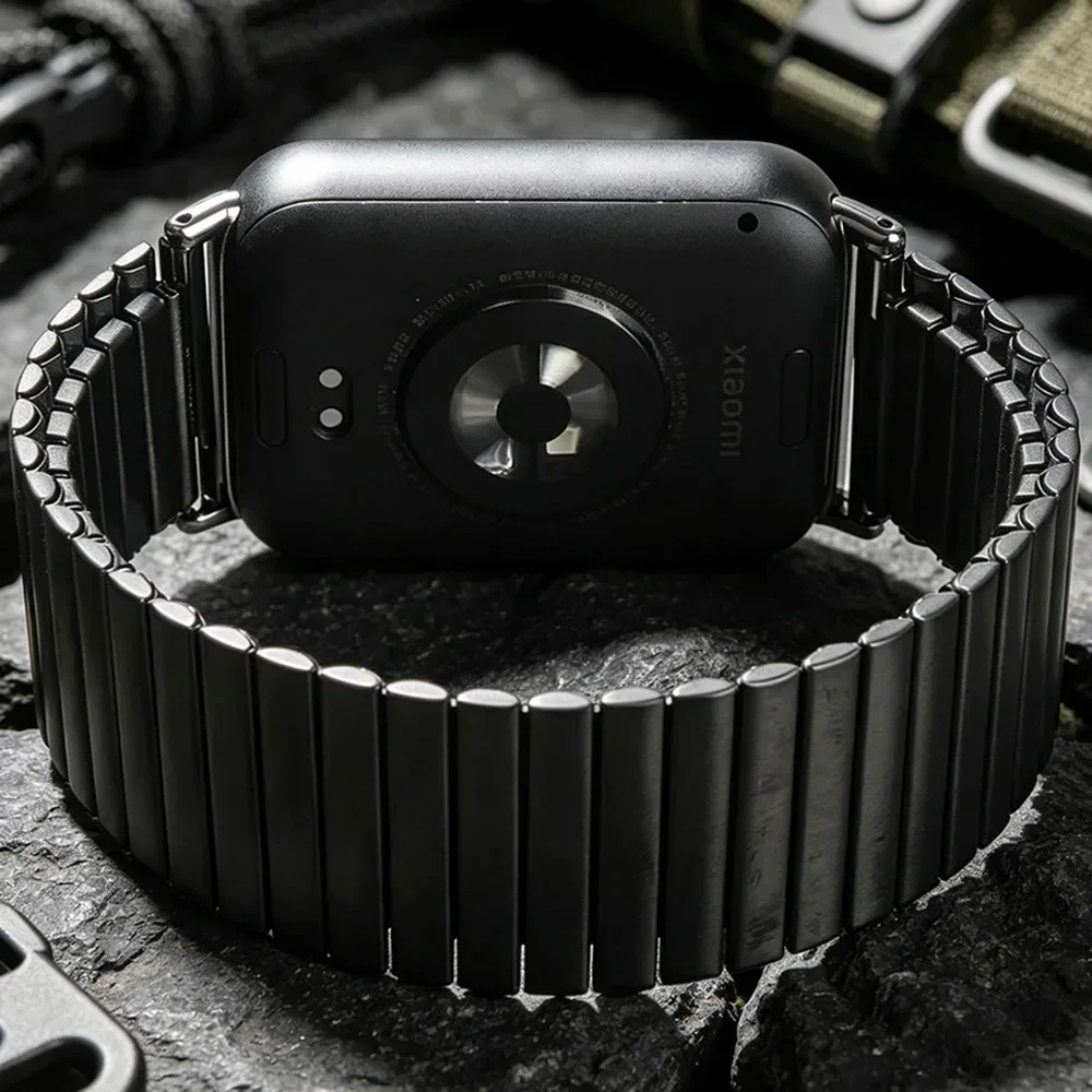 Elastic Bamboo Wristband Strap for Xiaomi Mi Band 11 10 9 8 Pro Breathable Bracelet Pulseira Correas Redmi Watch Band 4/5/6