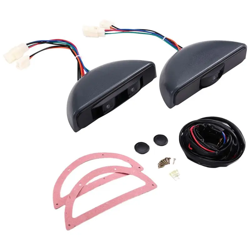 

12V Electric Window Switch Glass Lifter Modified Lifter Switch Accessories Hook Type Two Door Three Switch