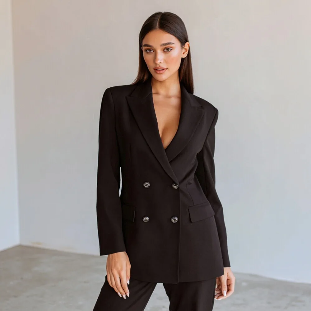 

Весенне-осенний повседневный облегающий костюм с длинными рукавами и прямыми рукавами, стильный женский топ, модный удобный стиль