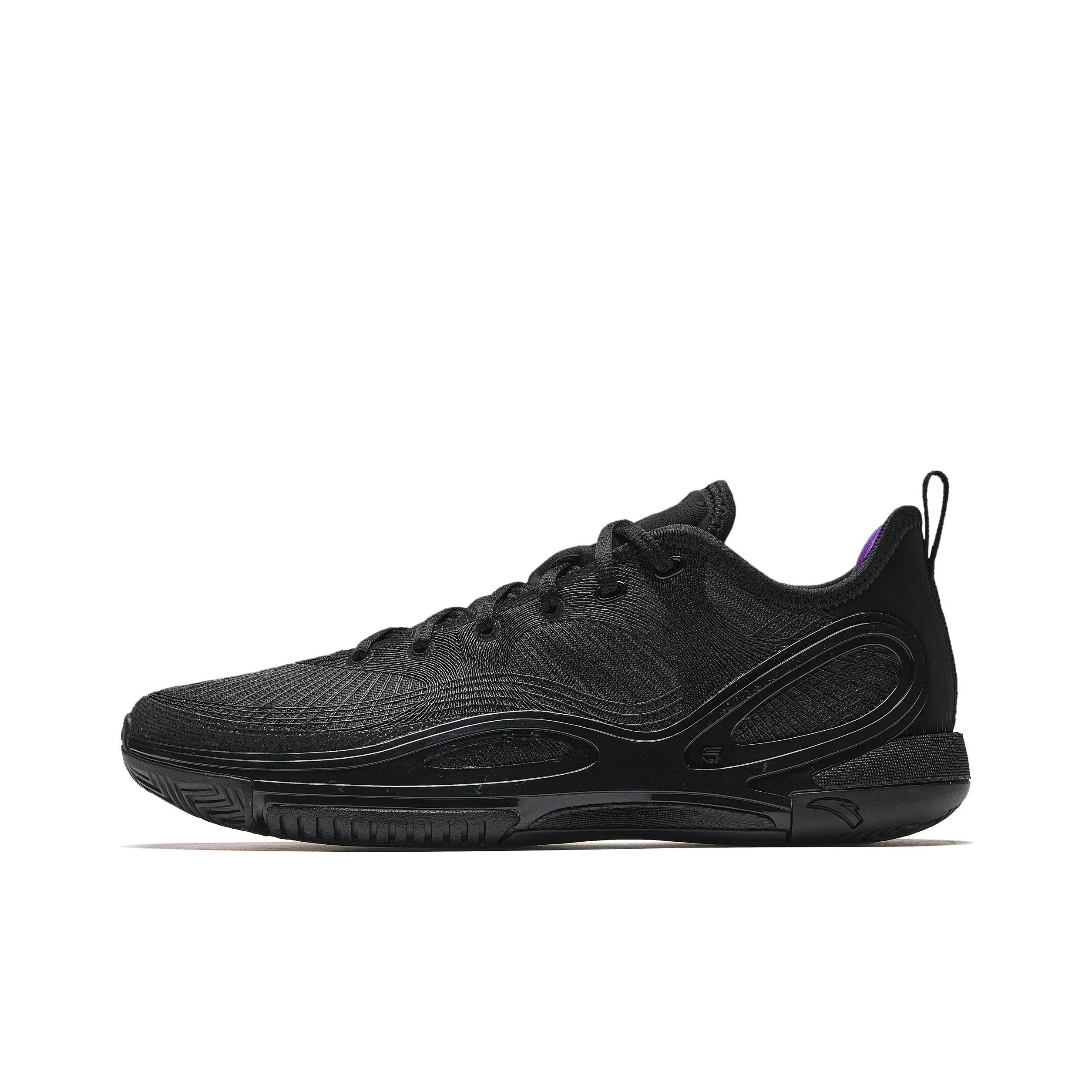 Anta Slip Resistant And Abrasion Resistant Coverage Low top Full Length Nitrogen Technology Basketball Shoes Men's 112521131-2