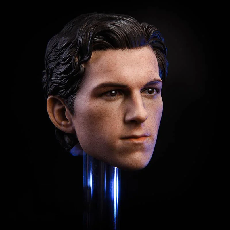 JXtoys – figurine Spider Boy Tom Holland en PVC, modèle de sculpture de tête masculine adapté au corps de 12 pouces, 1/6, JX016