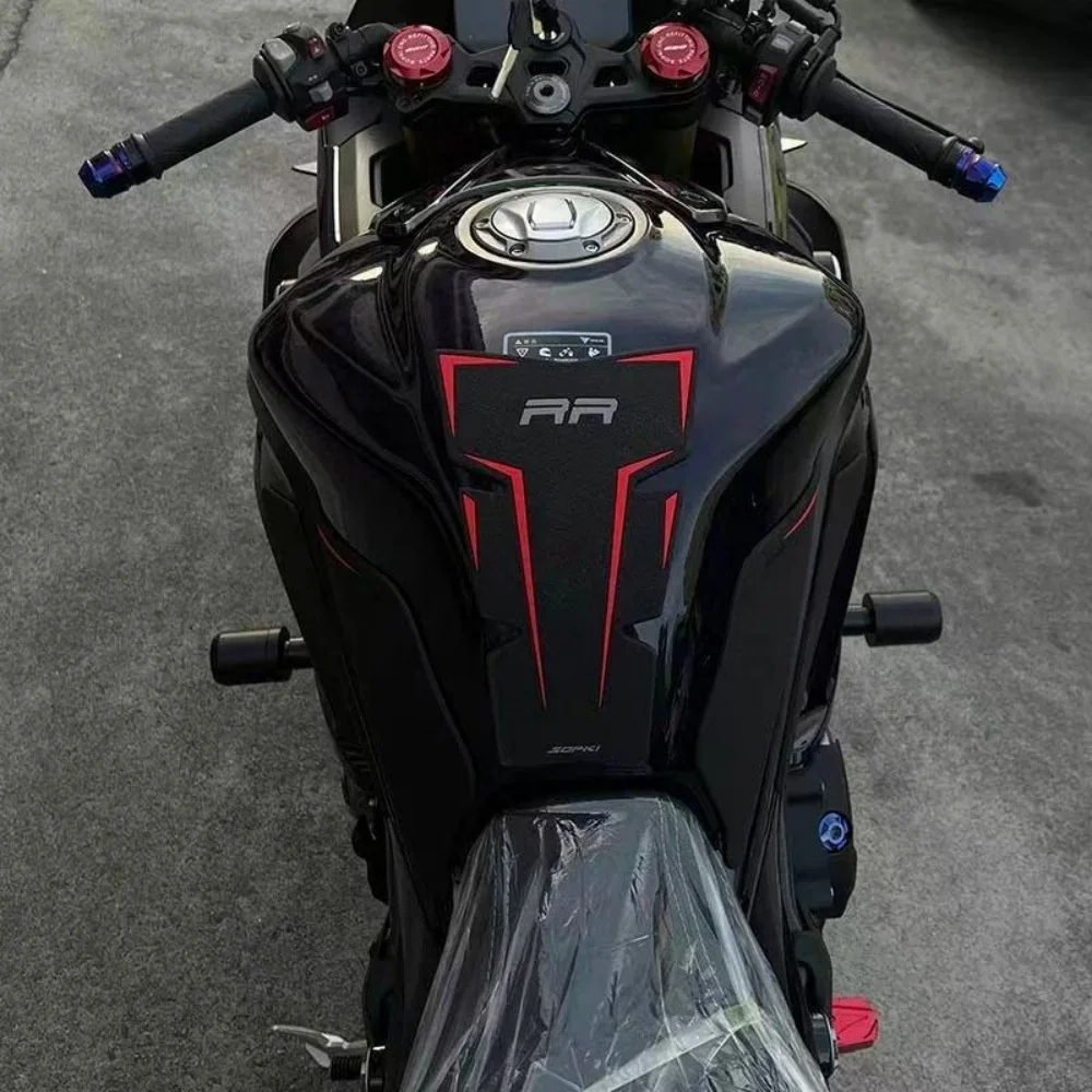 【Precise Fit】Fishbone sticker, anti-slip sticker, rubber anti-scratch protective sticker for VOGE RR660S fuel tank.