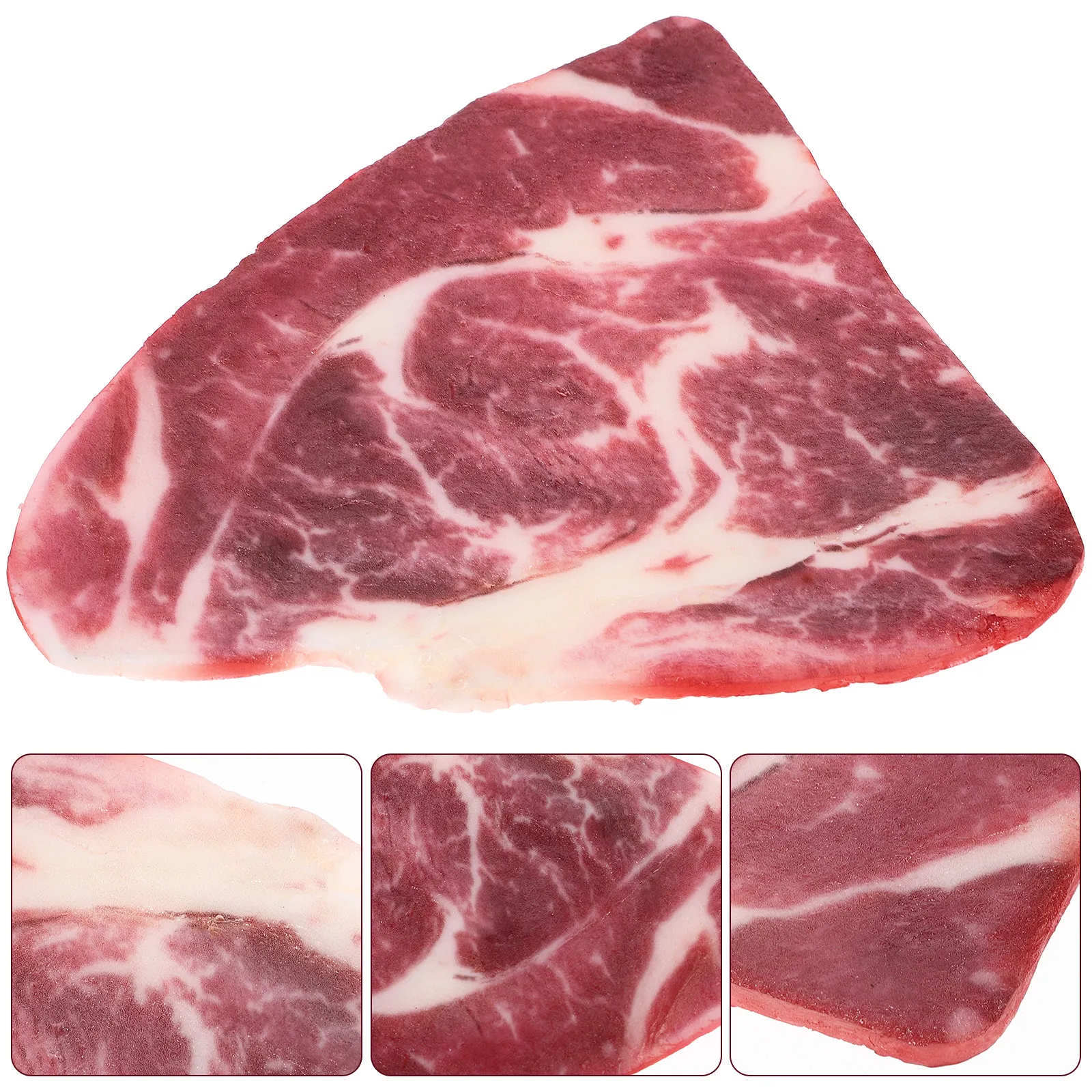 シミュレーション新鮮牛肉スライス模造肉キッチン装飾リアルな人工食品小道具写真撮影レストラン料理ごっこ遊び