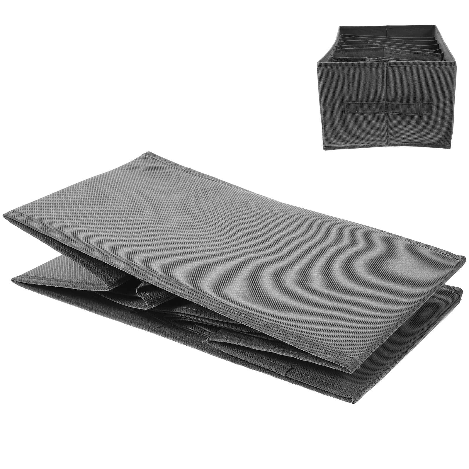 

Multi Compartment Storage Box Closet Organizer Trouser Wardrobe Boxes Organisers Clothes for Household