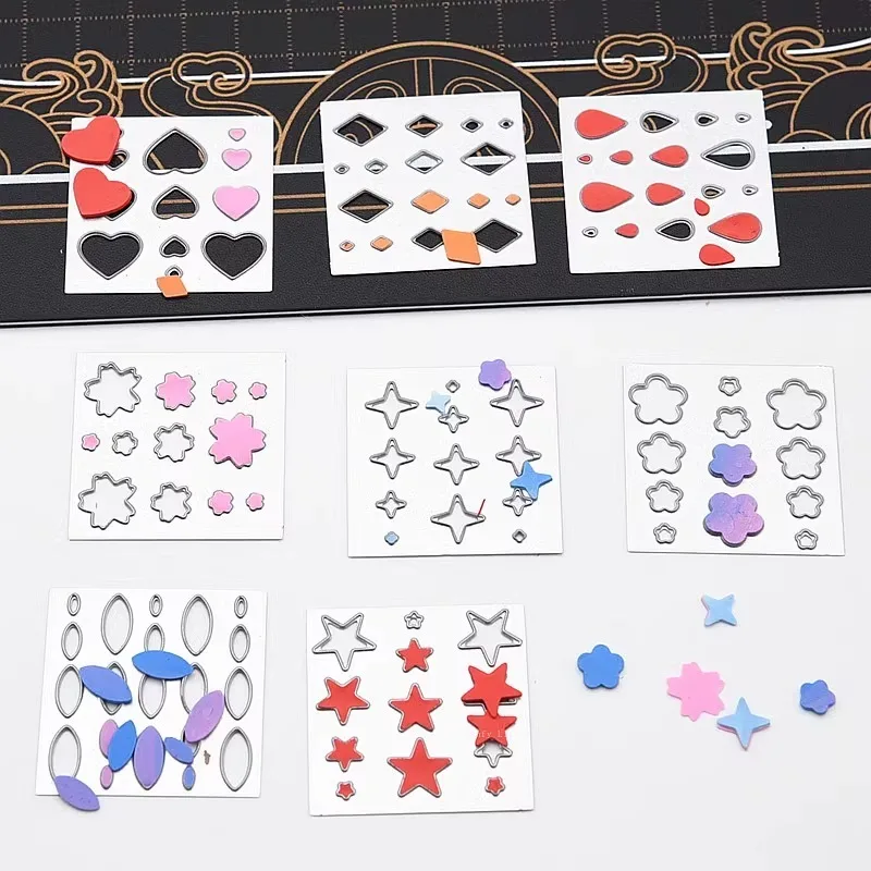 8Pcs Set Hollow Car…