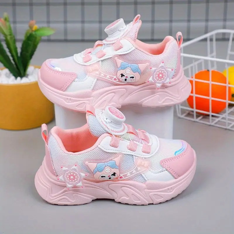 

Sanrio детские повседневные кроссовки с героями мультфильмов Kawaii Kuromi Melody Board Shoes весна-осень противоскользящие спортивные кроссовки на мягкой подошве