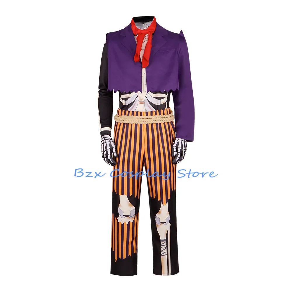 Anime Hector Rivera Cosplay Costume Great-grandfather Outfits Man Play Uniform Halloween Party Co Co Suit Skeleton Clothing