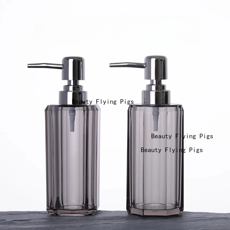 Resin Press Type Dispensing Bottle Bath Gel Lotion Bottle Packaging Empty Bottles Home Accessories Liquid Storage Container