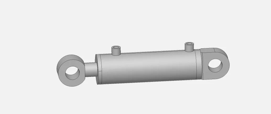 Multiple Internal Threaded Rod Connecting Hydraulic Cylinder