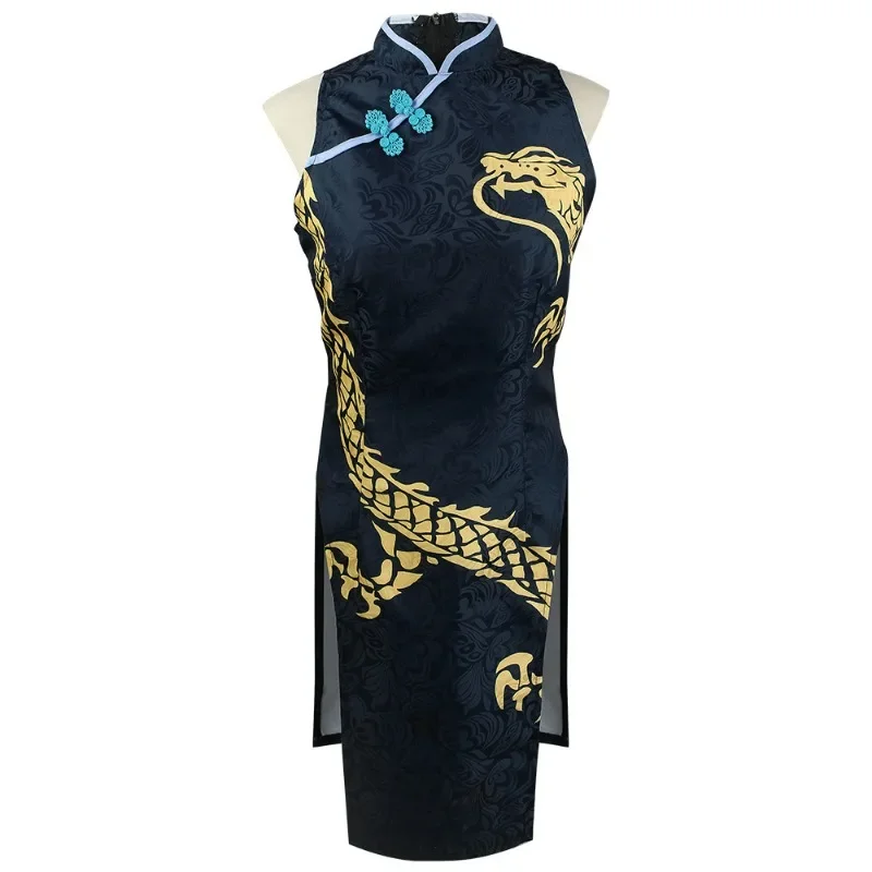 New Anime Game Blue Archive Cosplay Kisaki Costume Qipao Cheongsam Wigs Lolita Headwear Suit Full Set Halloween Party Cosplay