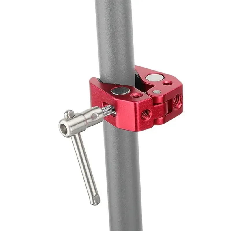 SZRIG Super Clamp, плоскогубцы для крабов, клипса Magic Friction Arm Magic Arm с наконечниками крепления 1/4 дюйма для DSLR-камеры, студийные аксессуары