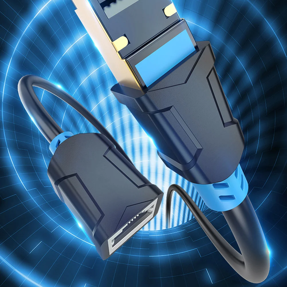 

Cat6 Network Cable Extension 1M Ethernet Lan Cable 1000Mbps Oxygen-Free Copper Core For Gaming Streaming Male To Female