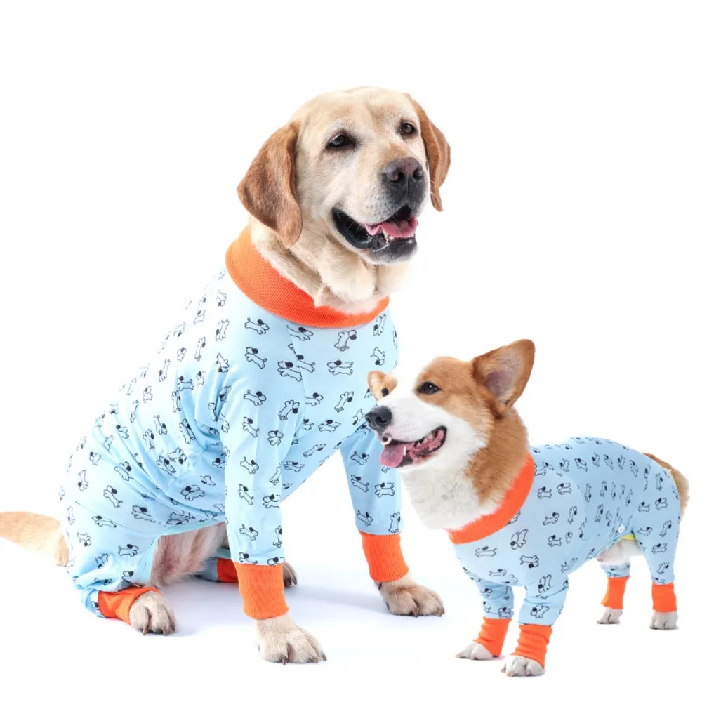 Dog Jumpsuit Prevent Shedding Hair Dog Onesie Surgery Recovery Suit Anti Licking UV Protection Breathable Pet Bodysuit