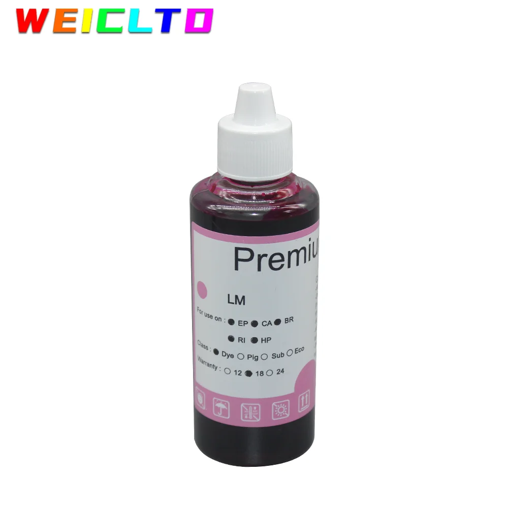 6 cores * 100ml 378xl t312xl t312 recarga de tinta para impressora epson XP-8500 XP-8505 XP-8600 XP-8605 XP-8700
